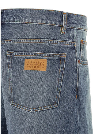 Джинсы MM6 MAISON MARGIELA Straight leg jeans (SH0LA0039M30058965) #