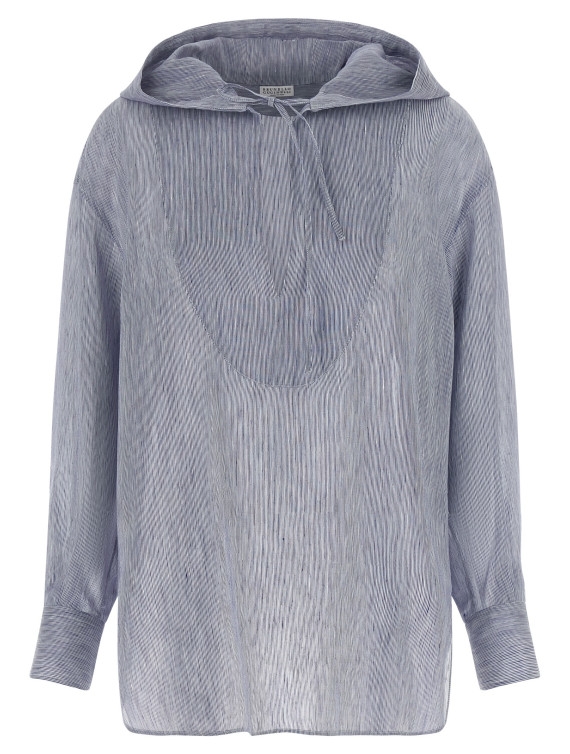 Рубашка, блузка BRUNELLO CUCINELLI Hooded shirt (MH745RH209C001) #1