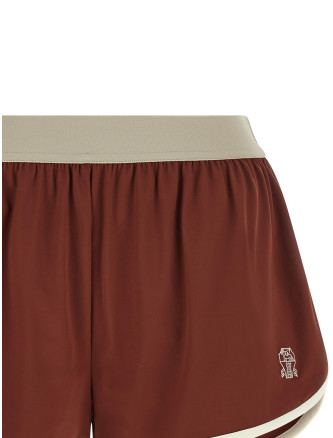 Бермуды, шорты BRUNELLO CUCINELLI Techno jersey shorts (MQ965EU999C9093) #