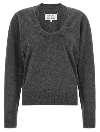 Свитер, кардиган MAISON MARGIELA Twist wool sweater