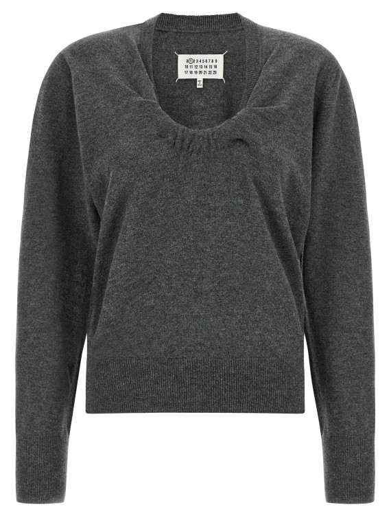 Свитер, кардиган MAISON MARGIELA Twist wool sweater (S51HL0055M13302859) #1