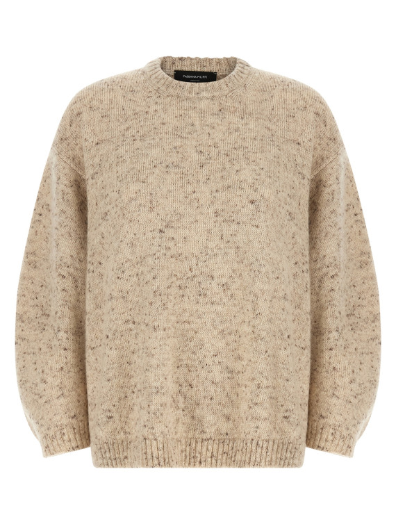 Свитер, кардиган FABIANA FILIPPI Melange wool sweater (MAD216F016M2580167) #1