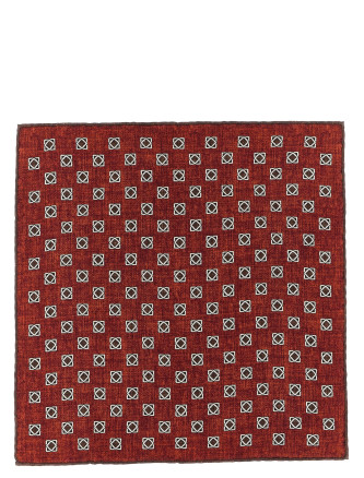 Галстук, папильон BRUNELLO CUCINELLI Double-face pocket clutch