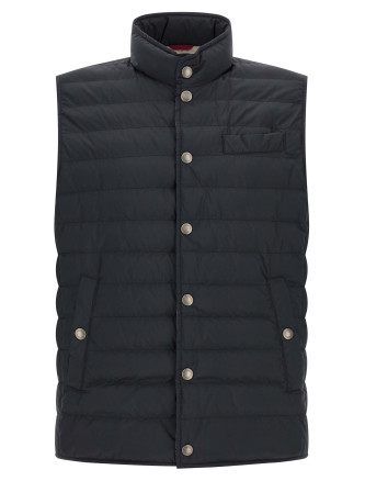 Жилет BRUNELLO CUCINELLI Techno fabric vest