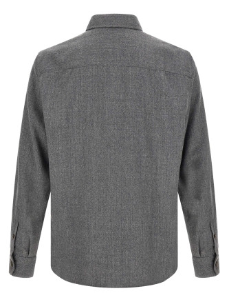 Рубашка, блузка BRUNELLO CUCINELLI Flannel overshirt (MY6660721C002) #