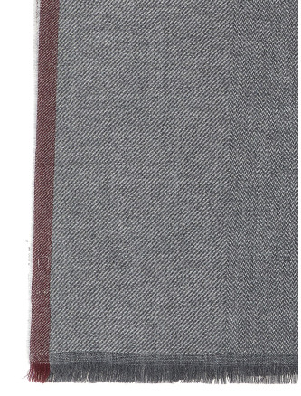 Шарф, платок BRUNELLO CUCINELLI Diagonal wool and cashmere scarf (MSC665ORCJS88) #