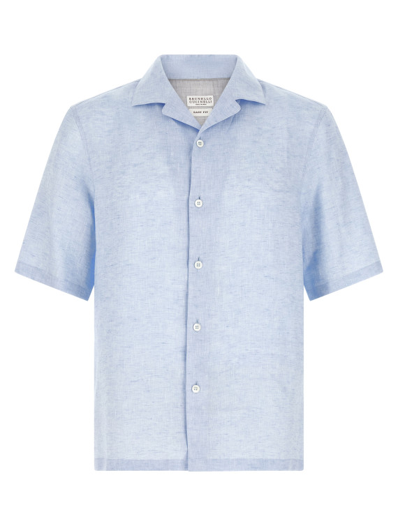 Рубашка, блузка BRUNELLO CUCINELLI Camp collar shirt (MM6840615C105) #1