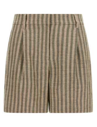 Бермуды, шорты BRUNELLO CUCINELLI Striped bermuda shorts