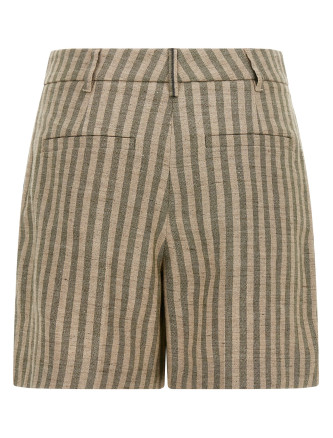 Бермуды, шорты BRUNELLO CUCINELLI Striped bermuda shorts (MH519P8923C420) #