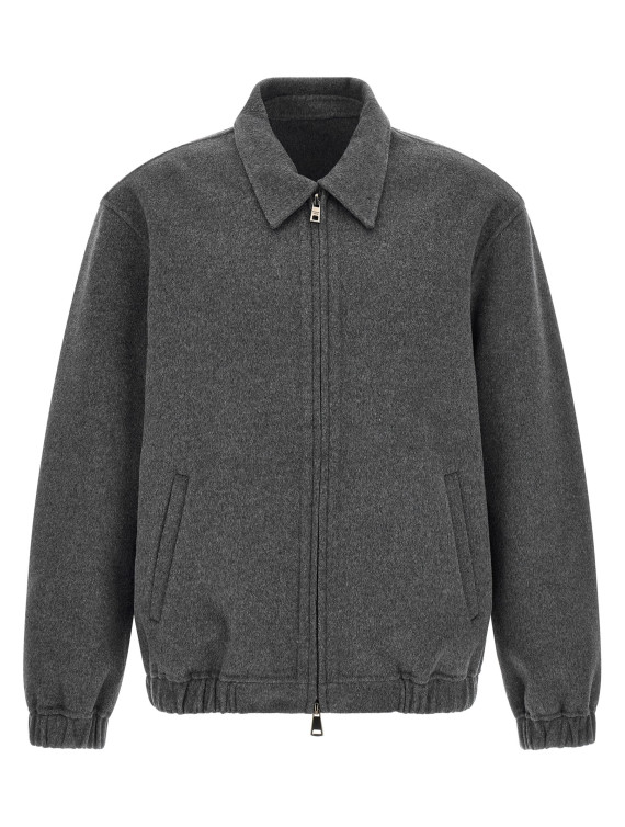 Повседневная куртка GIORGIO BRATO Wool and cashmere jacket (TX27F2001WOWSGREY) #1