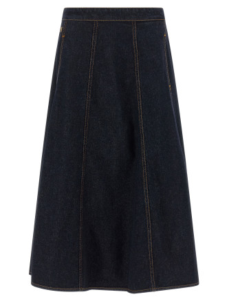 Мини ALBERTA FERRETTI Denim skirt