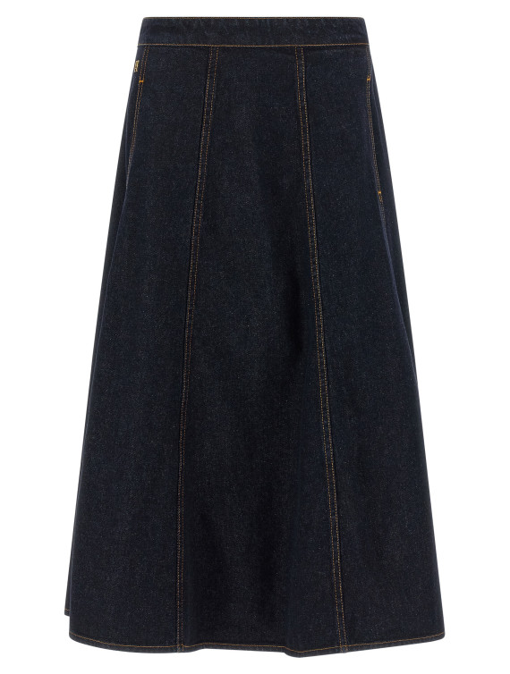 Мини ALBERTA FERRETTI Denim skirt (A011566300290) #1