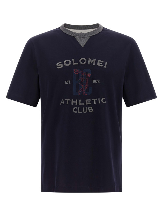 Футболка BRUNELLO CUCINELLI 'Solomei Athletic Club' (M0B131002GC6134) #1