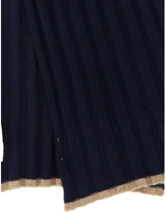 Шарф, платок BRUNELLO CUCINELLI Ribbed cashmere knit scarf (M2240819CU715) #