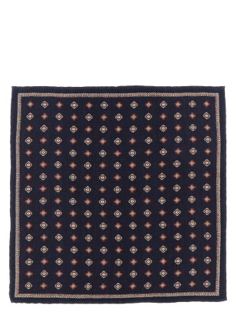 Галстук, папильон BRUNELLO CUCINELLI Double-face pocket clutch