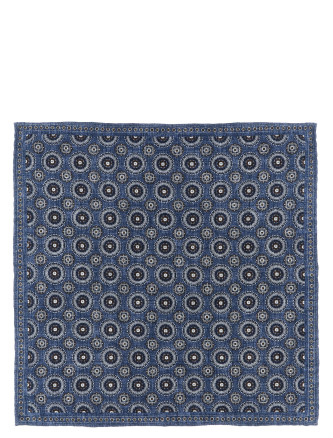 Галстук, папильон BRUNELLO CUCINELLI Double-face pocket clutch