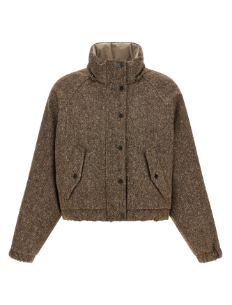Пуховик BRUNELLO CUCINELLI Donegal tweed down jacket (MD0023657C002) #