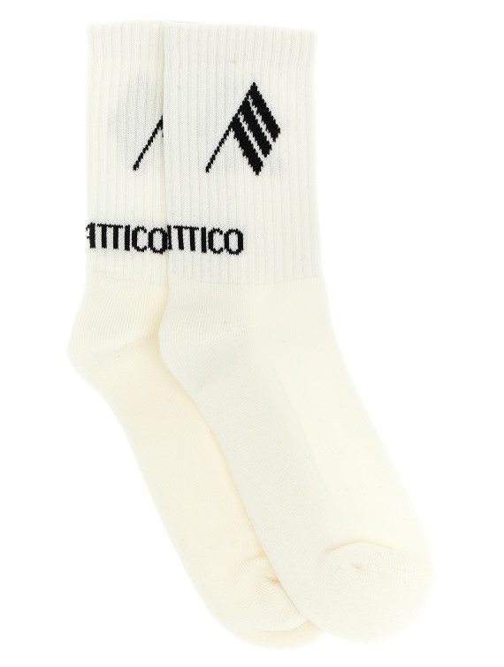Носки THE ATTICO Logo intarsia socks (261WAK00021CCC101AA671) #1