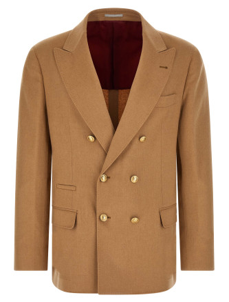 Блейзер BRUNELLO CUCINELLI Double-breasted blazer