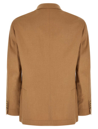Блейзер BRUNELLO CUCINELLI Double-breasted blazer (MV4377BPDGC001) #