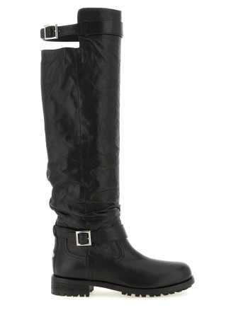 Сапоги выше колена JIMMY CHOO 'Biker KB'