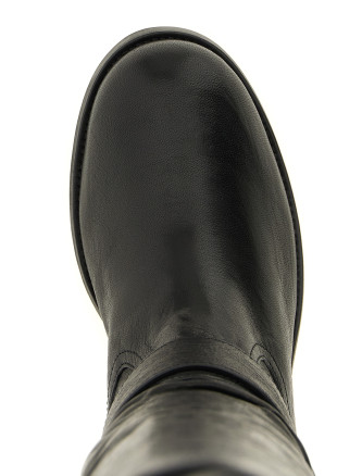 Сапоги выше колена JIMMY CHOO 'Biker KB' (BIKERKBERZBLACK) #