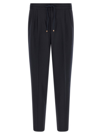 Брюки BRUNELLO CUCINELLI Wool flannel pants