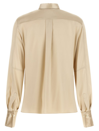 Рубашка, блузка BRUNELLO CUCINELLI Satin silk shirt (M0C59NR516C9643) #