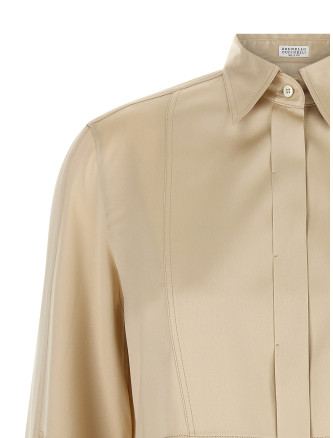 Рубашка, блузка BRUNELLO CUCINELLI Satin silk shirt (M0C59NR516C9643) #
