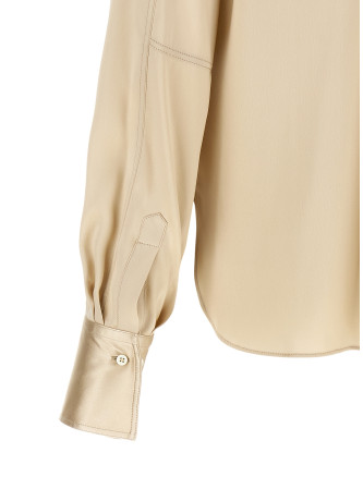 Рубашка, блузка BRUNELLO CUCINELLI Satin silk shirt (M0C59NR516C9643) #