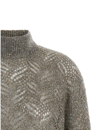 Свитер, кардиган BRUNELLO CUCINELLI 'Dazzling Abstract Leaf' (MRG562504CQC50) #
