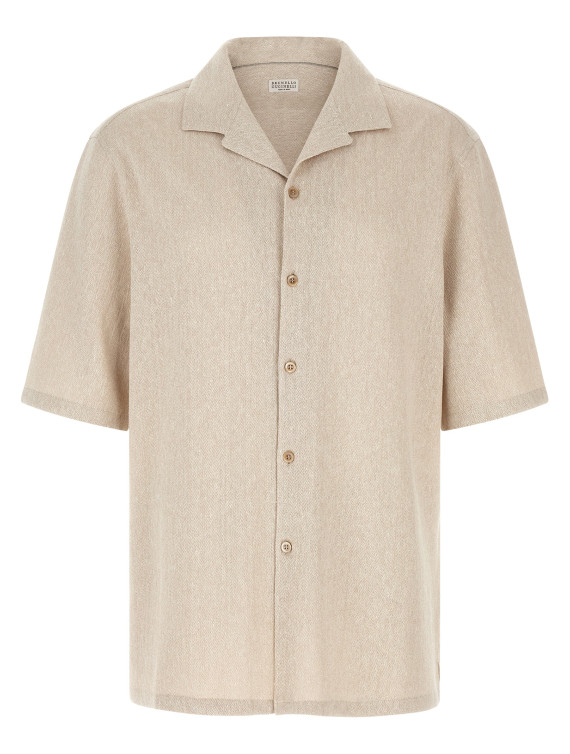 Рубашка, блузка BRUNELLO CUCINELLI Camp collar shirt (MR8286684C2489) #1