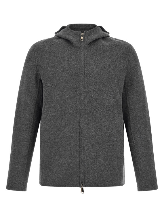 Повседневная куртка GIORGIO BRATO Hooded jacket (TX27F2003WOWSGREY) #1