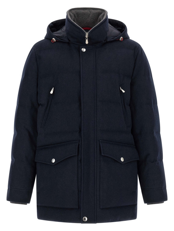 Парка BRUNELLO CUCINELLI Wool flannel parka (MM4701823CYG13) #1