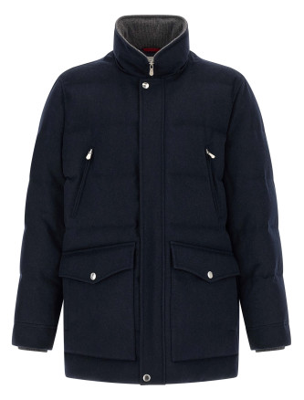 Парка BRUNELLO CUCINELLI Wool flannel parka (MM4701823CYG13) #