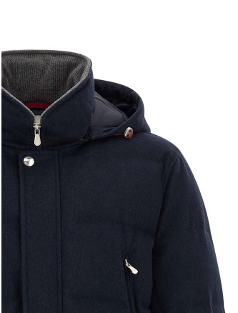 Парка BRUNELLO CUCINELLI Wool flannel parka (MM4701823CYG13) #