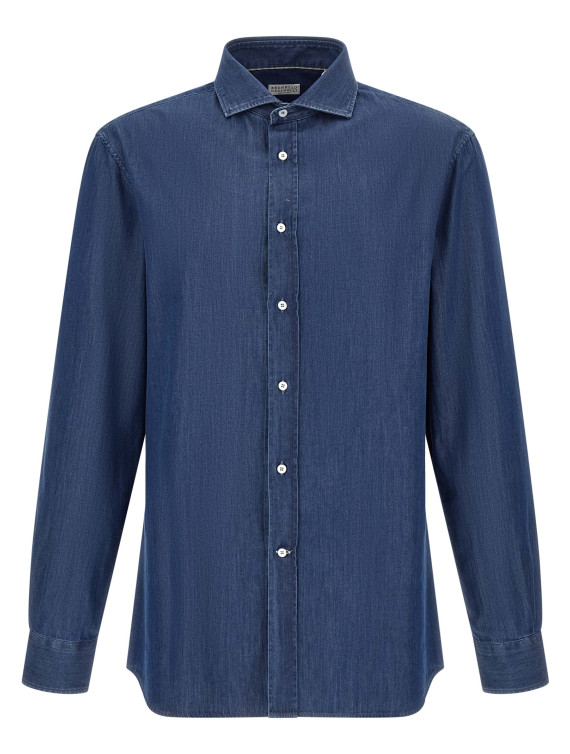 Рубашка, блузка BRUNELLO CUCINELLI Denim shirt (MR6830627C003) #1