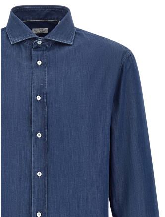 Рубашка, блузка BRUNELLO CUCINELLI Denim shirt (MR6830627C003) #
