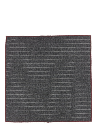 Галстук, папильон BRUNELLO CUCINELLI Double-face pocket clutch