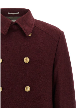 Пальто, тренч BRUNELLO CUCINELLI Cashmere double-breasted coat (MT4019142IC9763) #