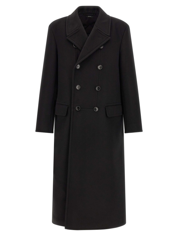 Пальто, тренчтер TOM FORD 'Luxury Melton DB Officer' (OCL022FMW076NAA) #1