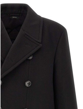 Пальто, тренчтер TOM FORD 'Luxury Melton DB Officer' (OCL022FMW076NAA) #