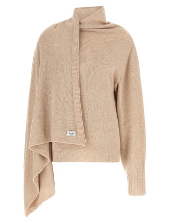 Свитер, кардиган THE ATTICO Sweater with scarf