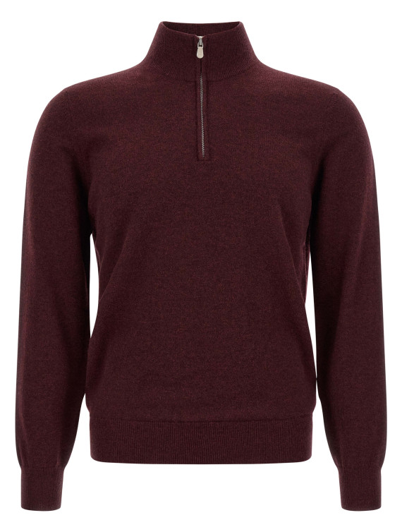 Свитер, кардиган BRUNELLO CUCINELLI Half-zip cashmere sweater (M2200124CNU36) #1
