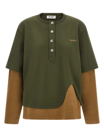 Толстовка THE ATTICO Trompe l'oeil sweatshirt