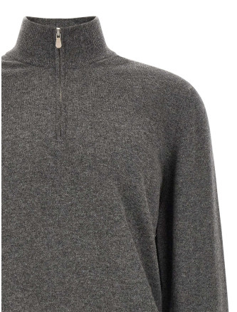 Свитер, кардиган BRUNELLO CUCINELLI Half-zip cashmere sweater (M2200124CFG26) #