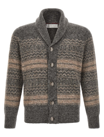 Свитер, кардиган BRUNELLO CUCINELLI 'Nordic Jacquard'