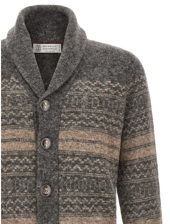 Свитер, кардиган BRUNELLO CUCINELLI 'Nordic Jacquard' (MTF710006CTR58) #