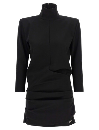 Мини THE ATTICO Structured shoulder dress