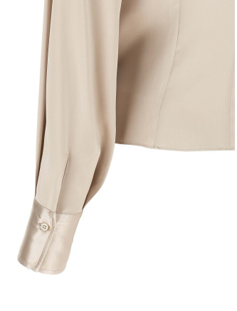 Рубашка, блузка BRUNELLO CUCINELLI Asymmetric draped blouse (M0C59B1T14C8561) #